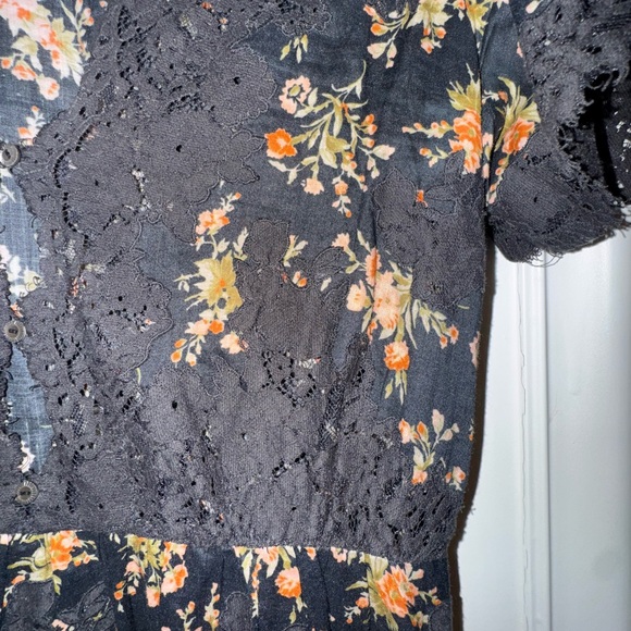 Doen Heirloom Graciella Dress in Foxglove Floral XS - Picture 6 of 7